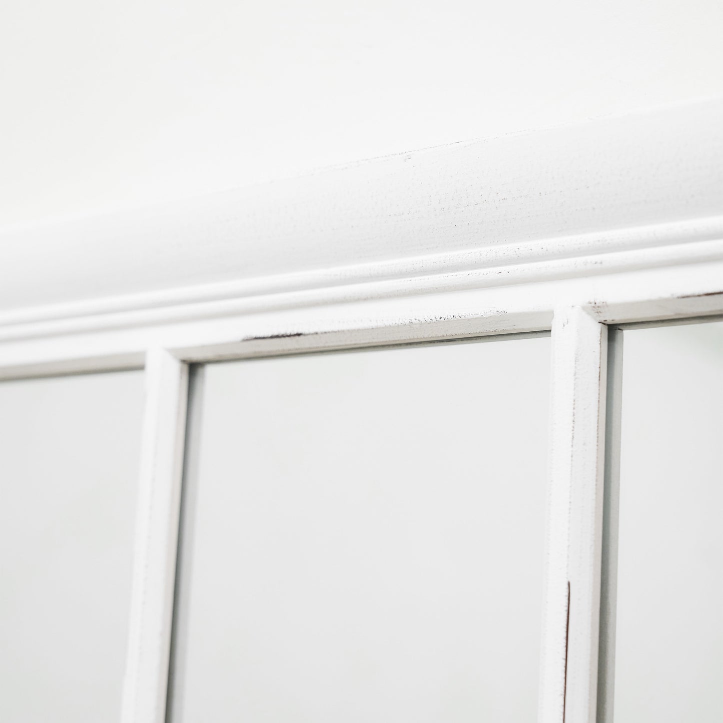 Sasha - Specchio a Finestra Shabby Chic Bianco a Figura Intera 180cm x 100cm