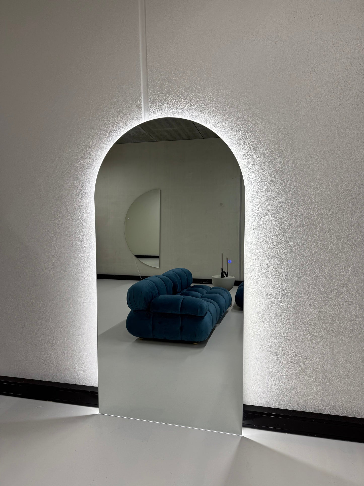 Specchio da parete Luna Premium con illuminazione LED | 200 cm x 100 cm