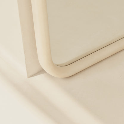 Amora - Specchio Arcuato in Cemento a Figura Intera, Grande 200 cm x 120 cm