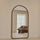 Amora - Grande specchio ad arco a figura intera in legno caldo 190 cm x 100 cm