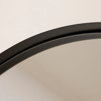 Arcus - Specchio ad Arco in Metallo Nero a Figura Intera 200 cm x 90 cm