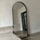 Arcus - Specchio ad Arco in Metallo Nero a Figura Intera 200 cm x 90 cm