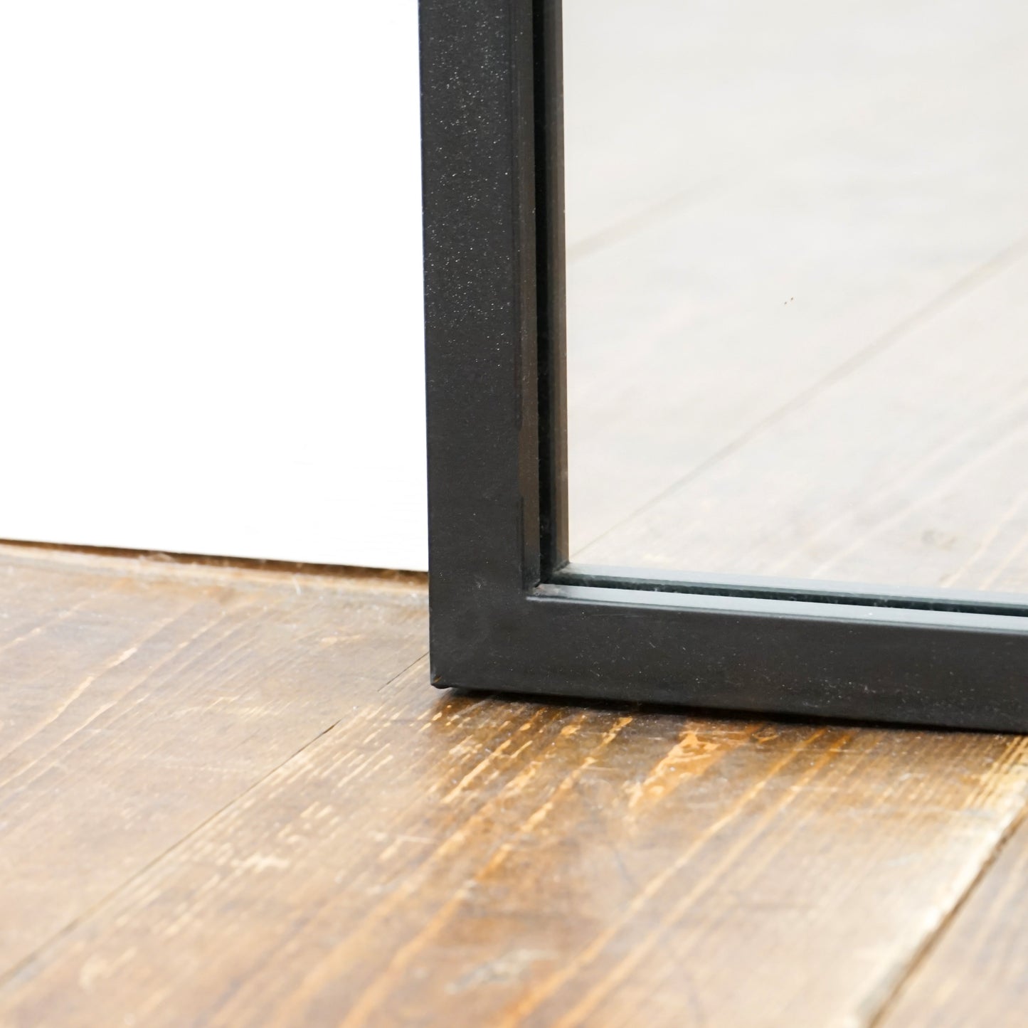 Brooklyn - Grande specchio a figura intera in metallo nero 180 cm x 90 cm