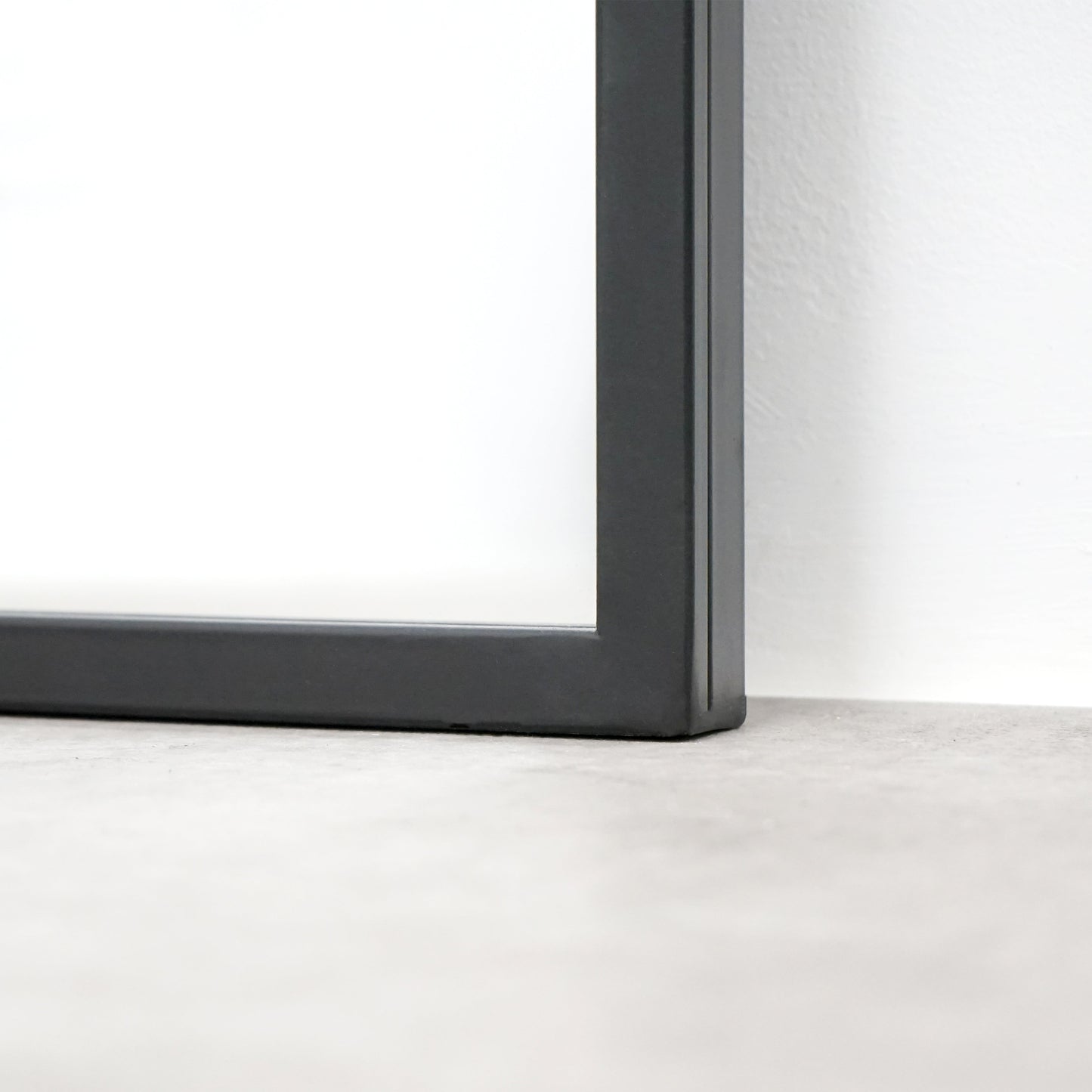 Brooklyn - Grande specchio a figura intera in metallo nero 210 cm x 120 cm