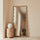 Marea - Specchio a figura intera retrò ondulato in legno chiaro 170 cm x 80 cm