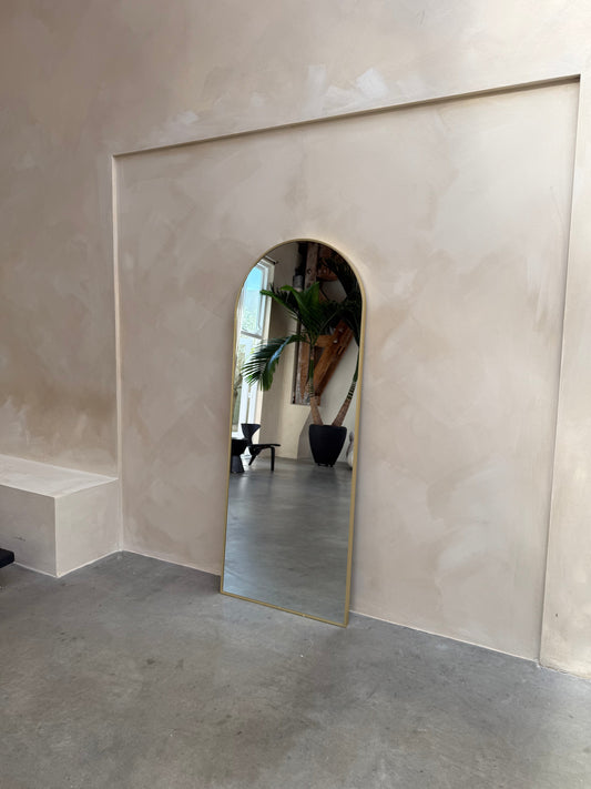 Specchio da parete rettangolare Mini Moon Loft - Oro, 180 cm x 70 cm