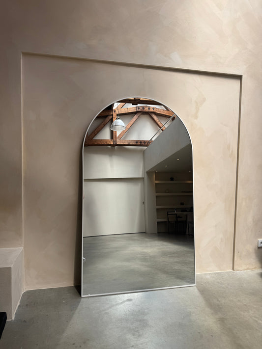 Specchio Gigante Moon | Design Contemporaneo 200 cm x 120 cm - Bianco