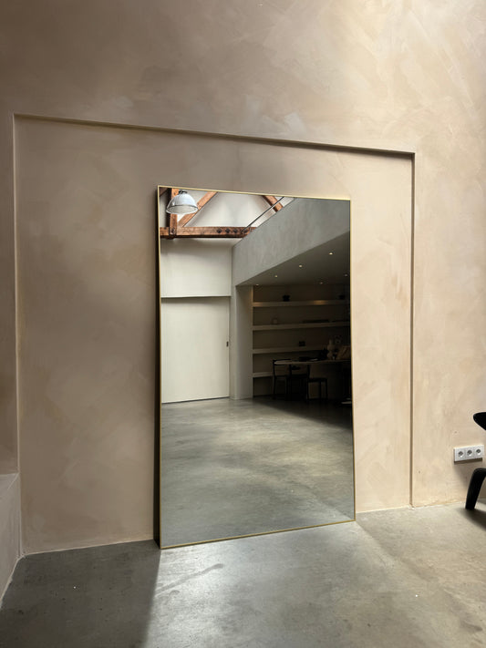 Specchio Gigante Aura Haute Couture | 200 cm x 120 cm Oro