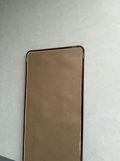 Elin Walnut – Specchio da terra rettangolare in legno massello 200 x 100 cm