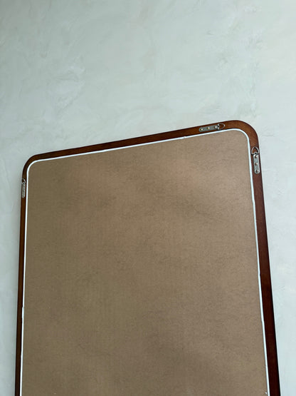 Elin Walnut – Specchio da terra rettangolare in legno massello 200 x 100 cm