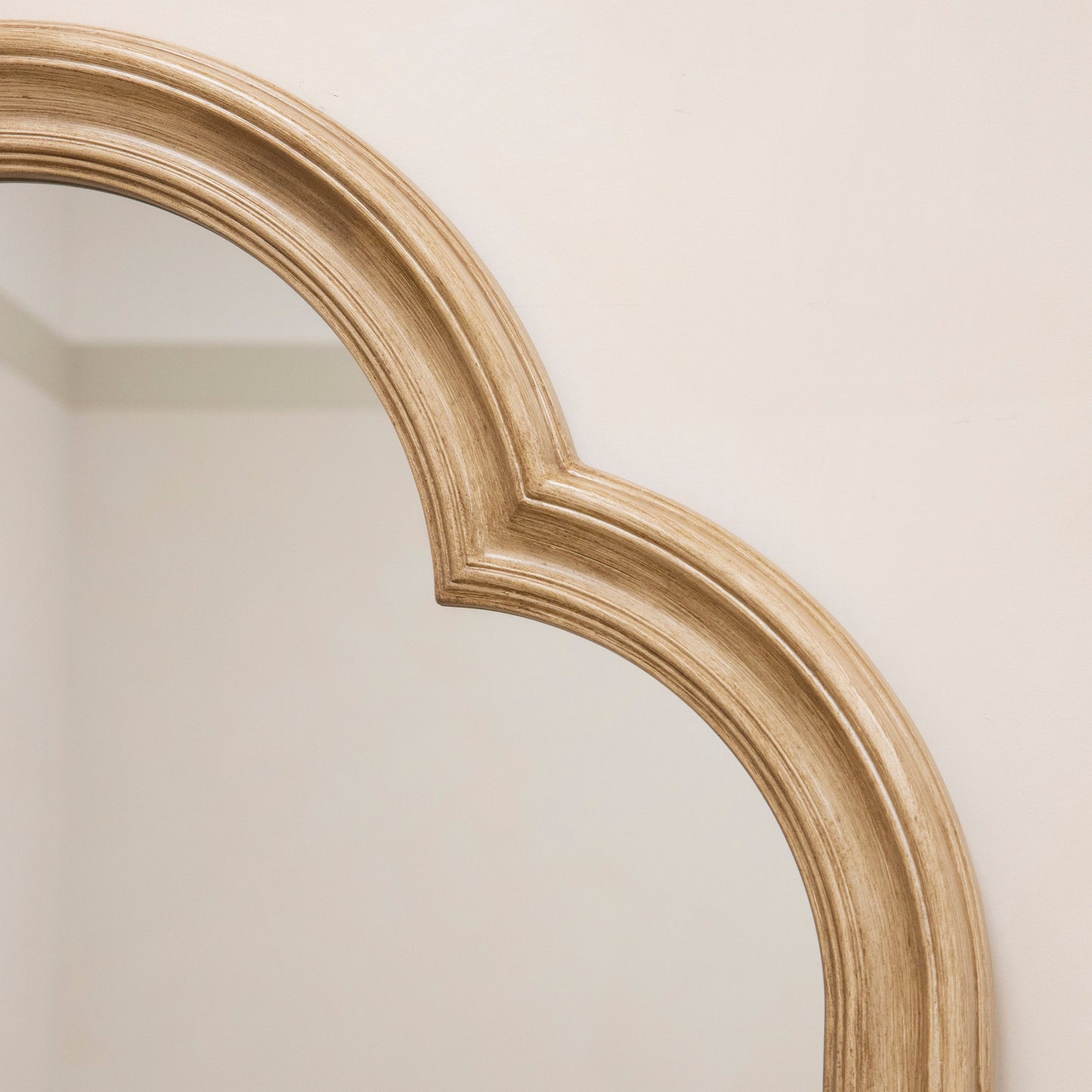 Melilla - Specchio ad arco a figura intera in legno lavato 190 cm x 99 cm