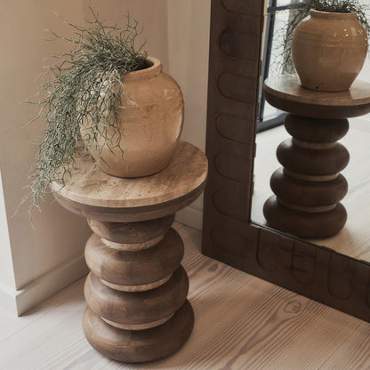 Valor - Specchio Premium in Legno Caldo Grande 200cm x 120cm