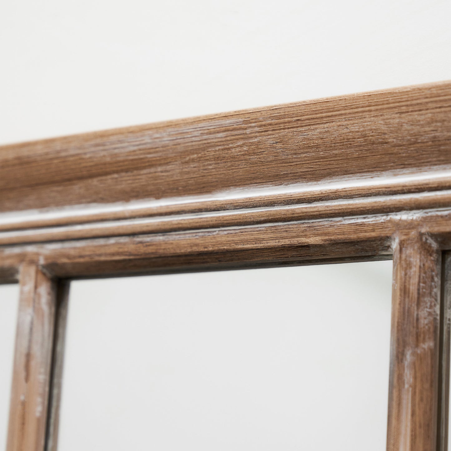 Sasha - Specchio a Finestra Shabby Chic in Rovere a Figura Intera 180cm x 100cm