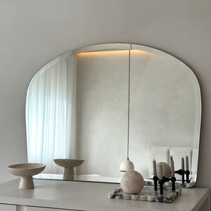 Vienna - Specchio Grande Senza Cornice Bisellato Sopracamino 95cm x 70cm