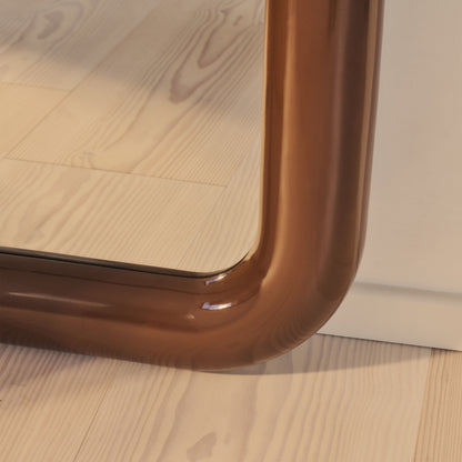 Obsidian - Specchio Grande ad Arco Lunghezza Intera Chocolate Gloss 200cm x 120cm