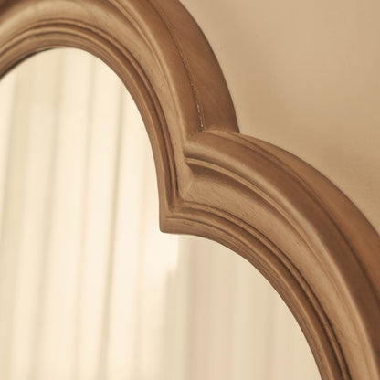 Melilla - Specchio ad Arco in Legno Lavato 120cm x 80cm
