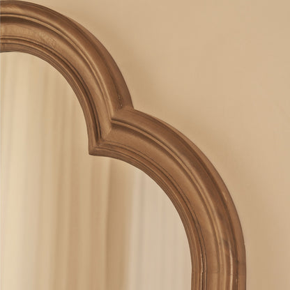 Melilla - Specchio ad Arco in Legno Lavato 120cm x 80cm