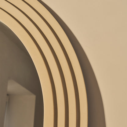 Luciana - Specchio Sopracamino ad Arco in Cemento 120cm x 100cm