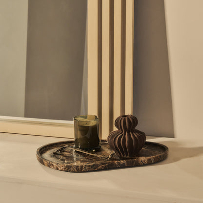 Luciana - Specchio Sopracamino ad Arco in Cemento 120cm x 100cm