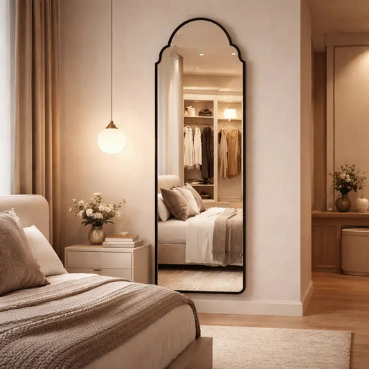 Specchio Decorativo a Figura Intera Taj Mahal - 55x160 cm Serie Architetturale