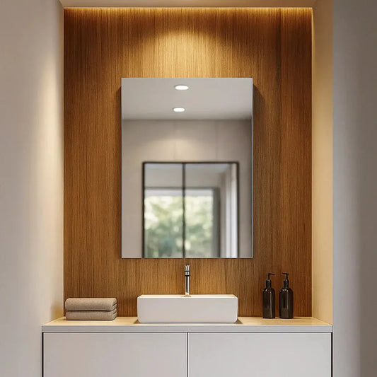 Specchio Rettangolare da Parete Moderno - Design Minimalista Raffinato