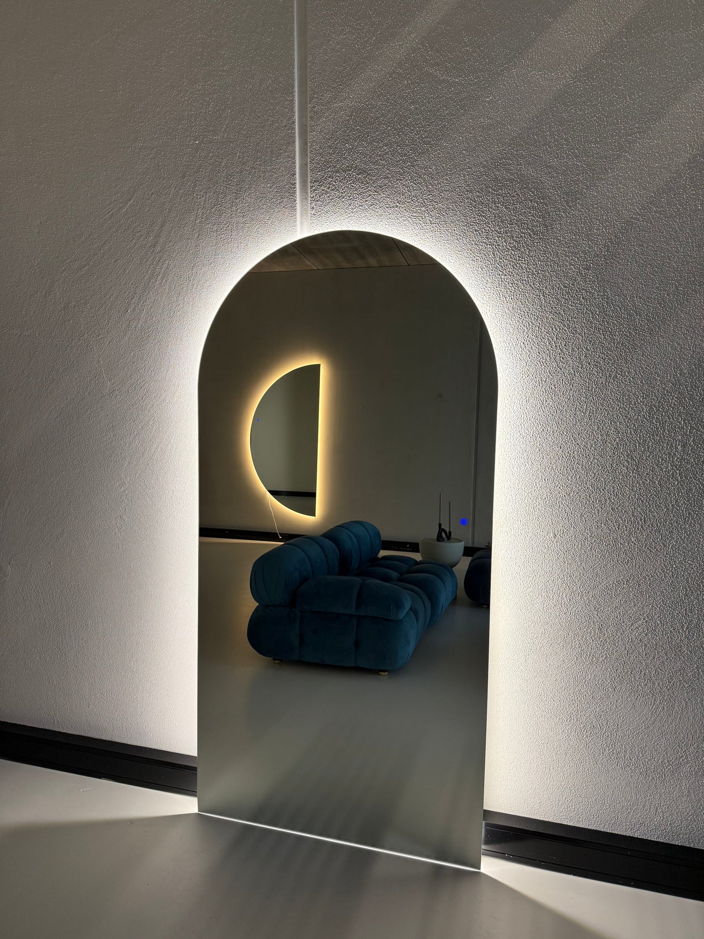 Specchio da parete Luna Premium con illuminazione LED | 200 cm x 100 cm