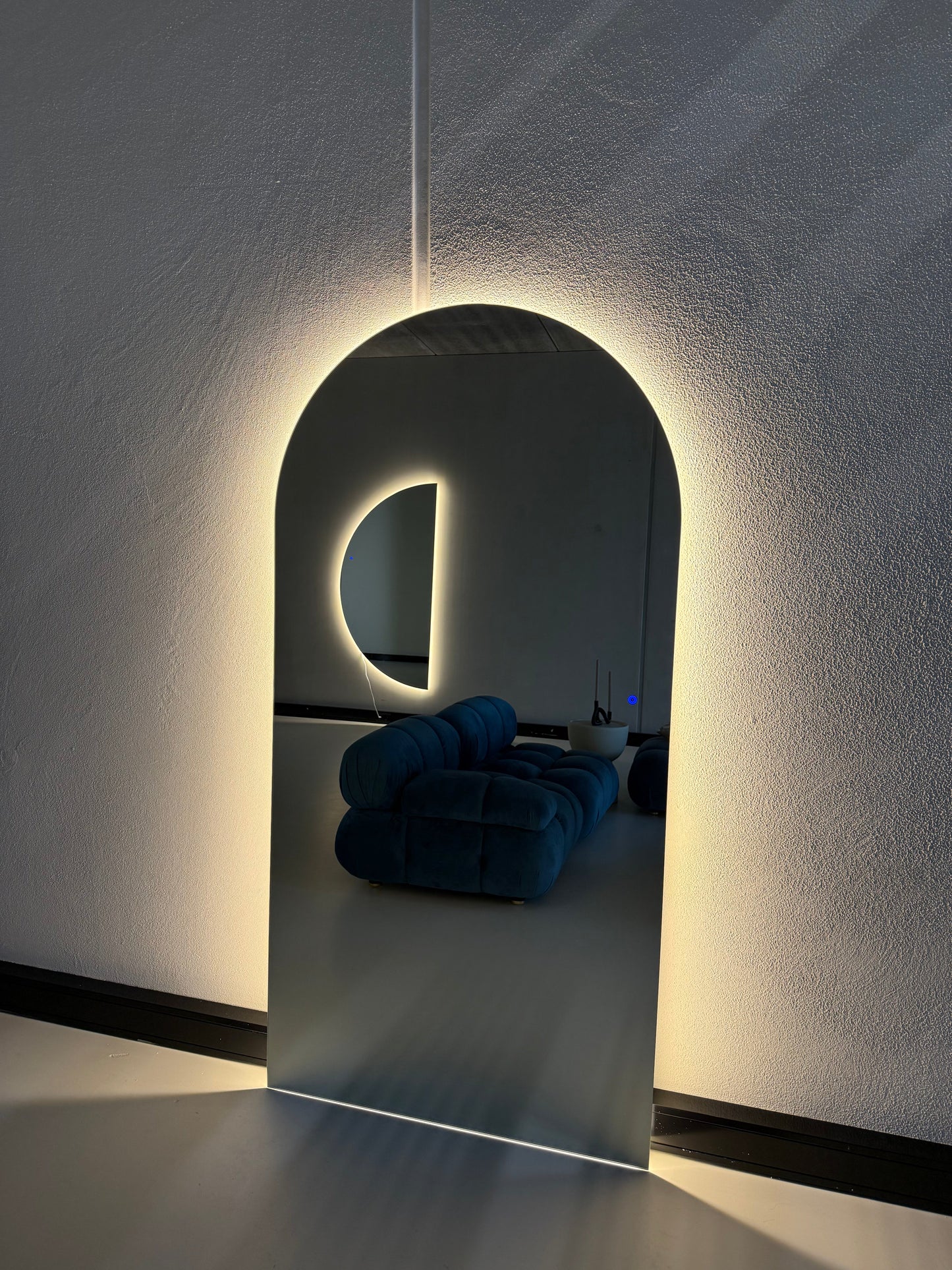 Specchio da parete Luna Premium con illuminazione LED | 200 cm x 100 cm