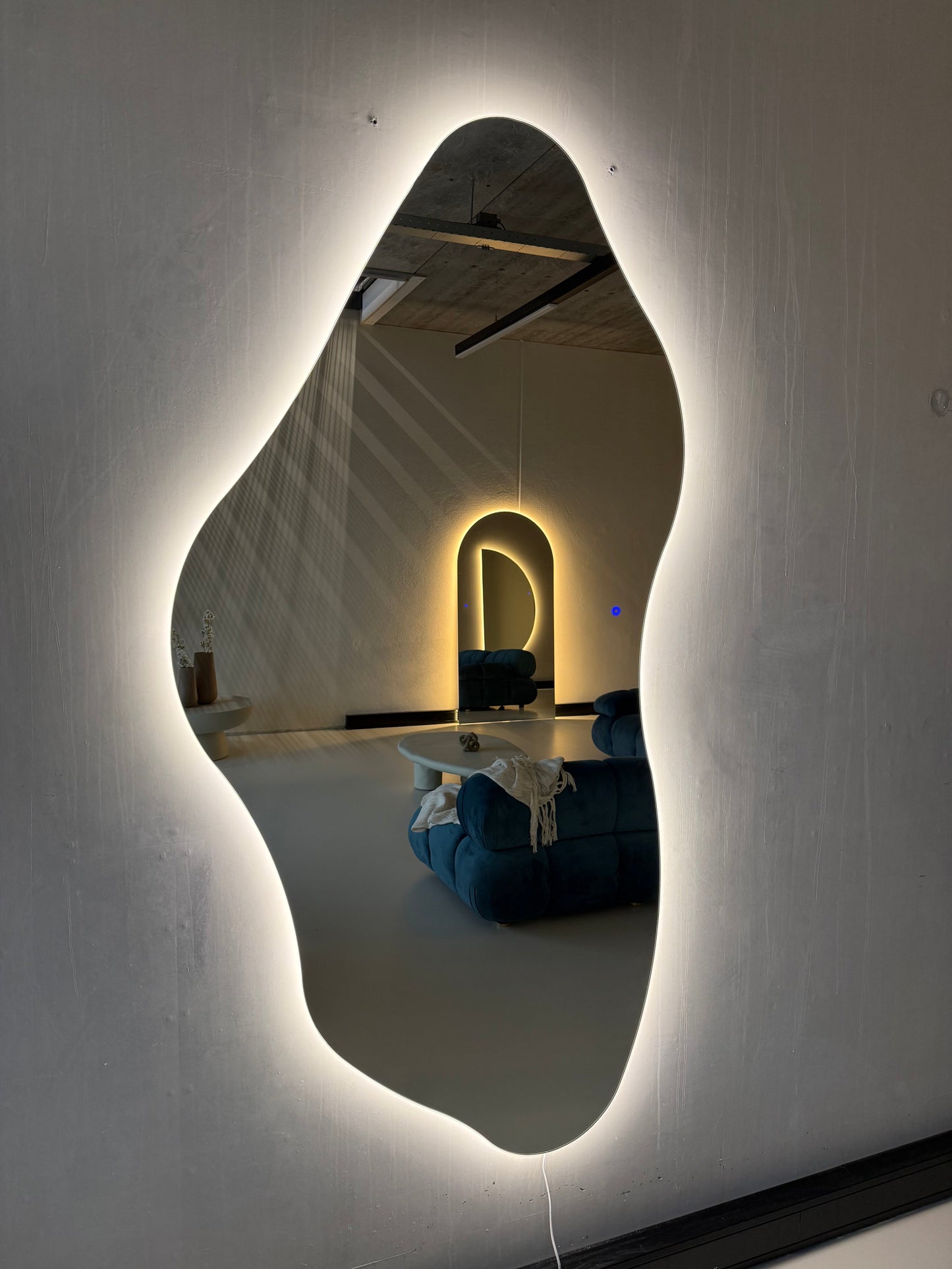 Specchio da parete a LED Royce – Design di lusso moderno | 200 cm x 100 cm
