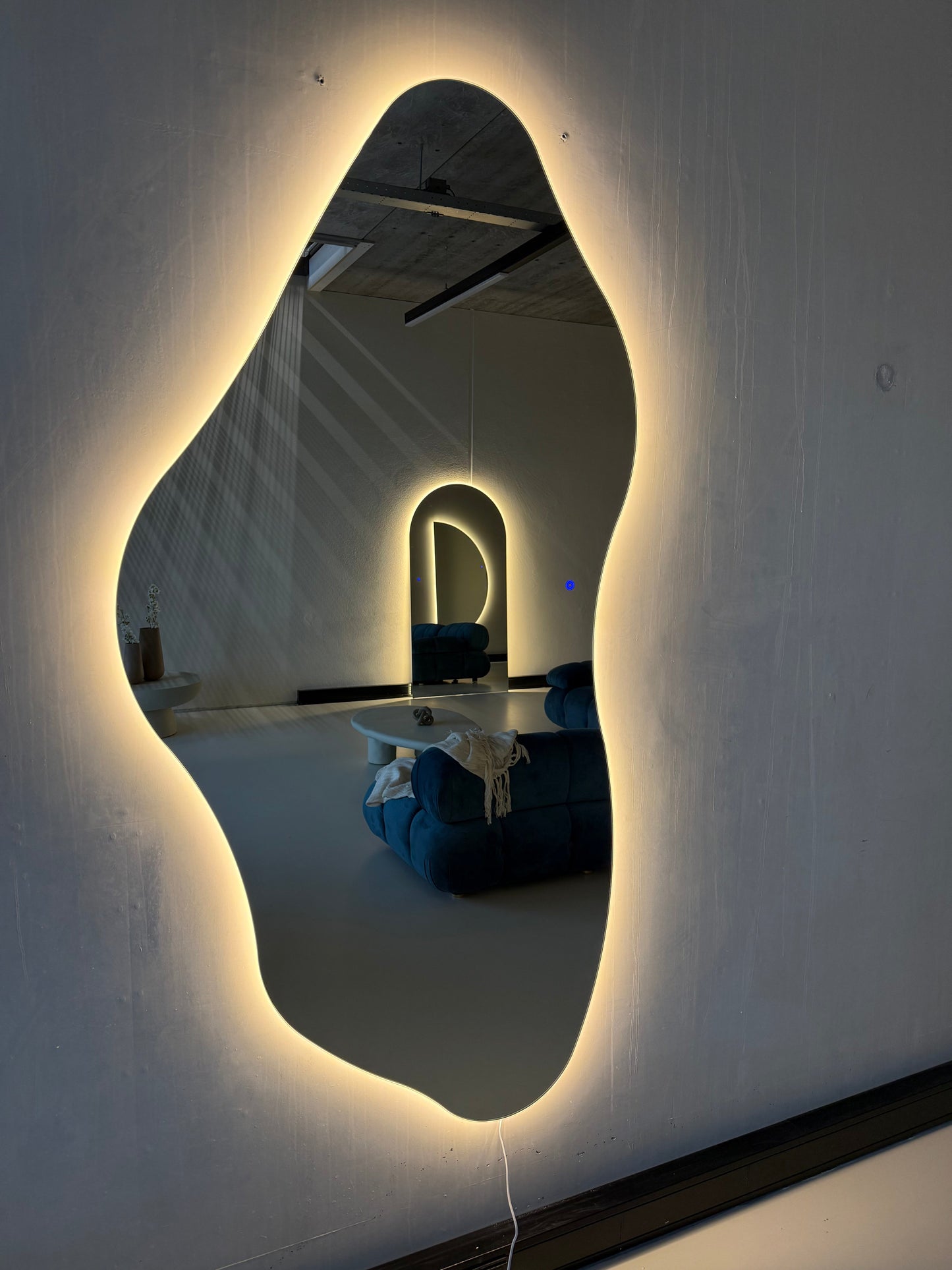 Specchio da parete a LED Royce – Design di lusso moderno | 200 cm x 100 cm