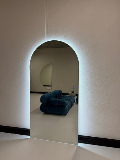 Specchio da parete Luna Premium con illuminazione LED | 200 cm x 100 cm