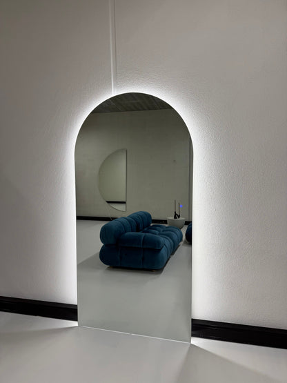 Specchio da parete Luna Premium con illuminazione LED | 200 cm x 100 cm
