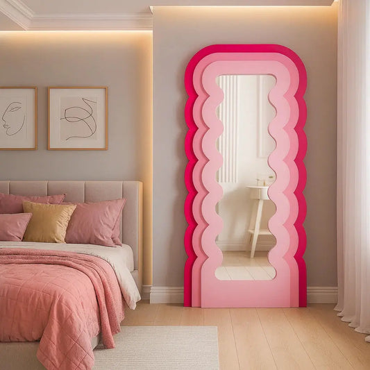 Specchio Wavvy Moderno a Onde Intero - 180x80cm